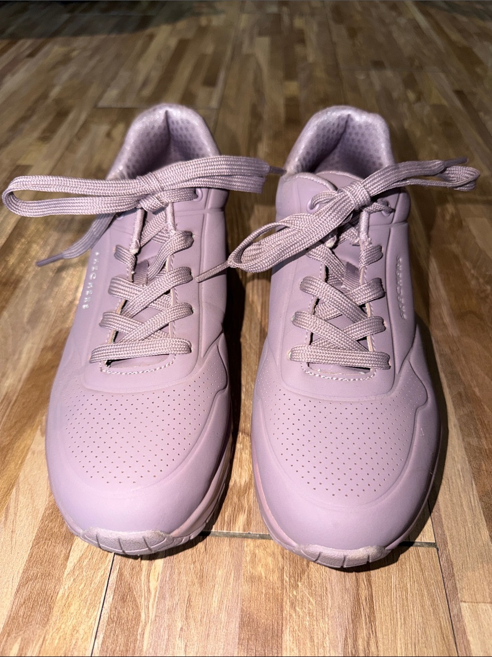 Skechers Women's Purple Lace-Up Sneakers